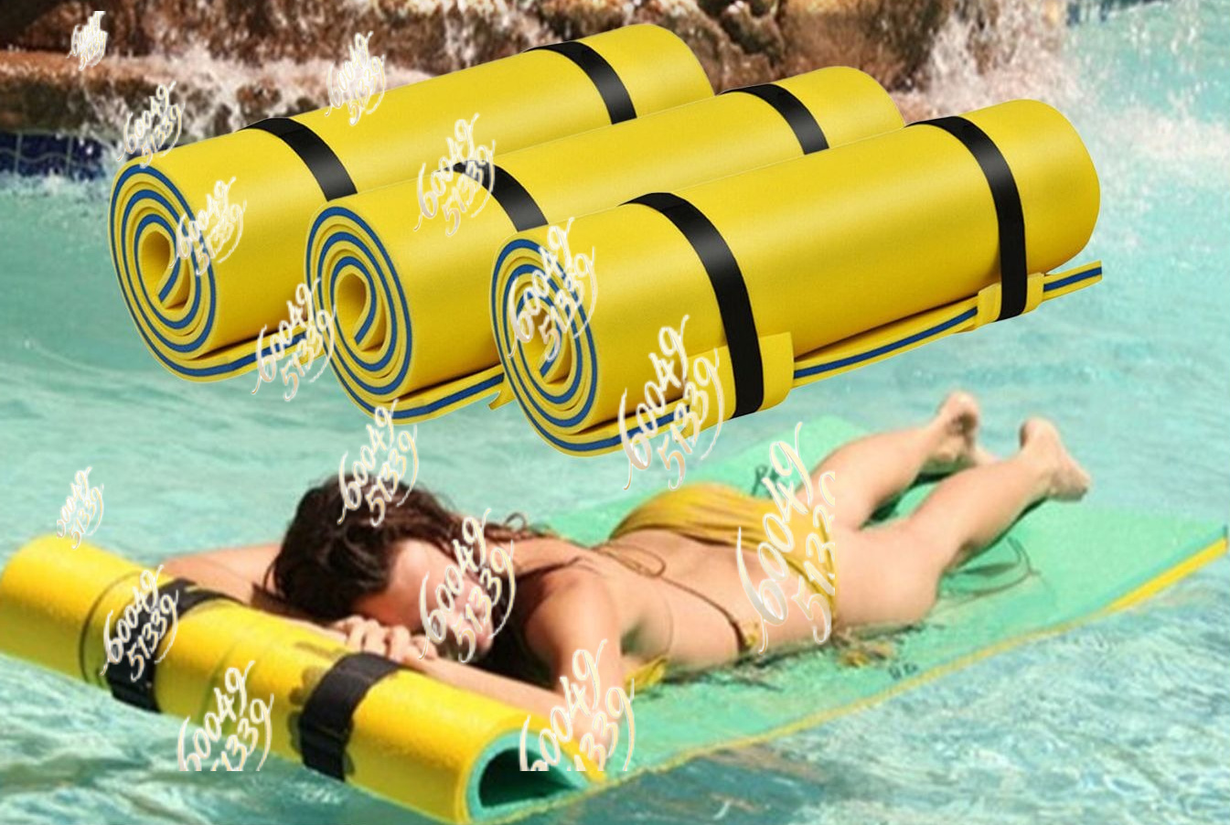 Us Aquatic Sports - Geeignet für XPE-Wasser-Schwimmmatten, Outdoor-Sport- und Unterhaltungs-Schwimmatte,