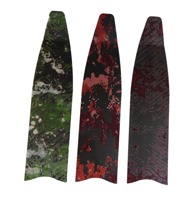 Fin Diving Blade - KUBO 100% Kohlefaser-Material Speerfischen Carbon-Flossen Schwimm-