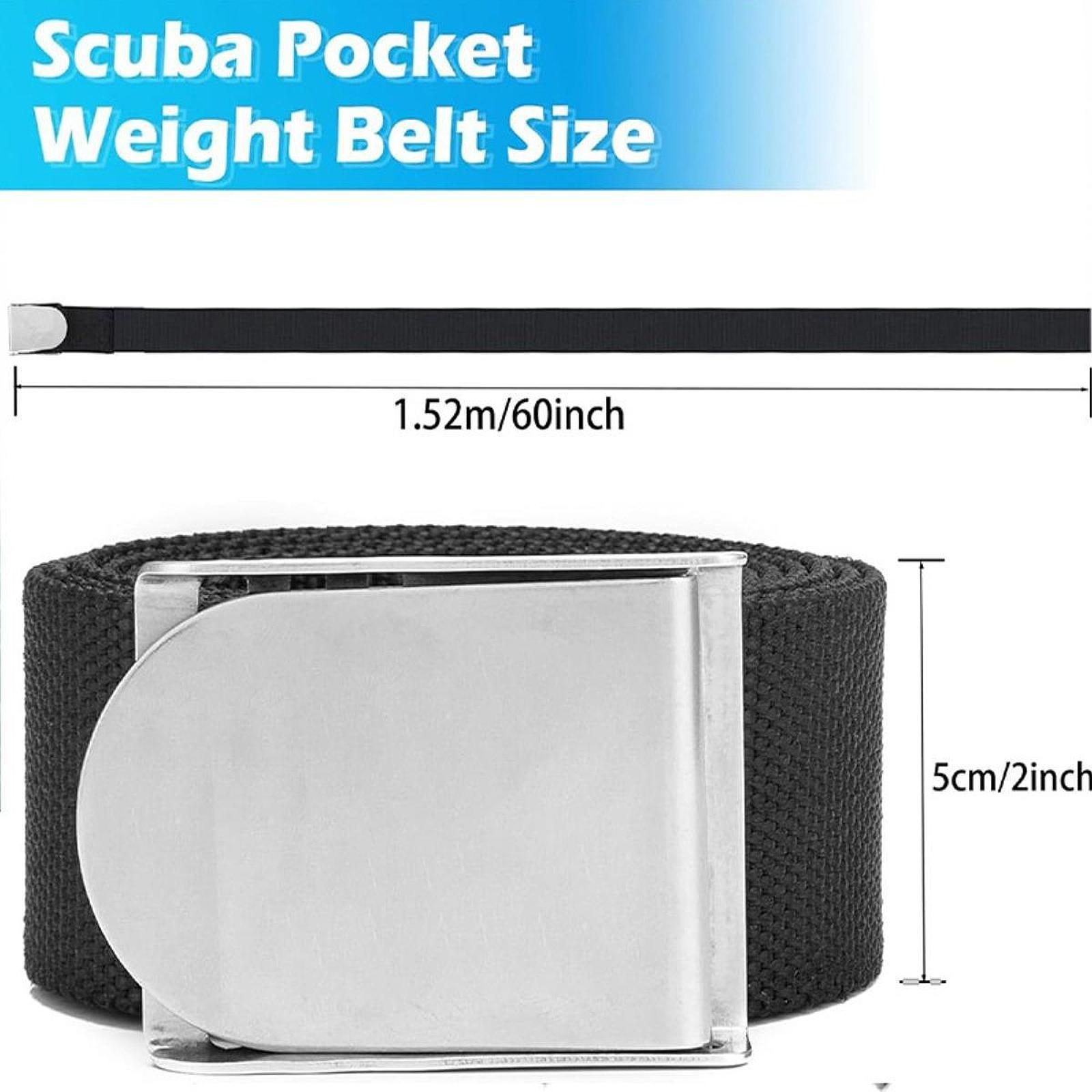 Dive Weight Belt - Tauch-Gewichtsgurt mit Edelstahlschnalle und Schnellverschluss für