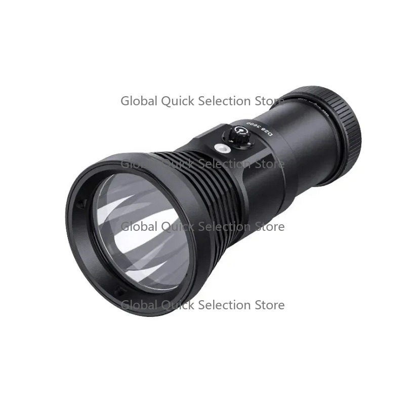 Underwater Flashlight - D28 3600 D30 4000 Hochleistungs-Akku-Tauchlampe IP68