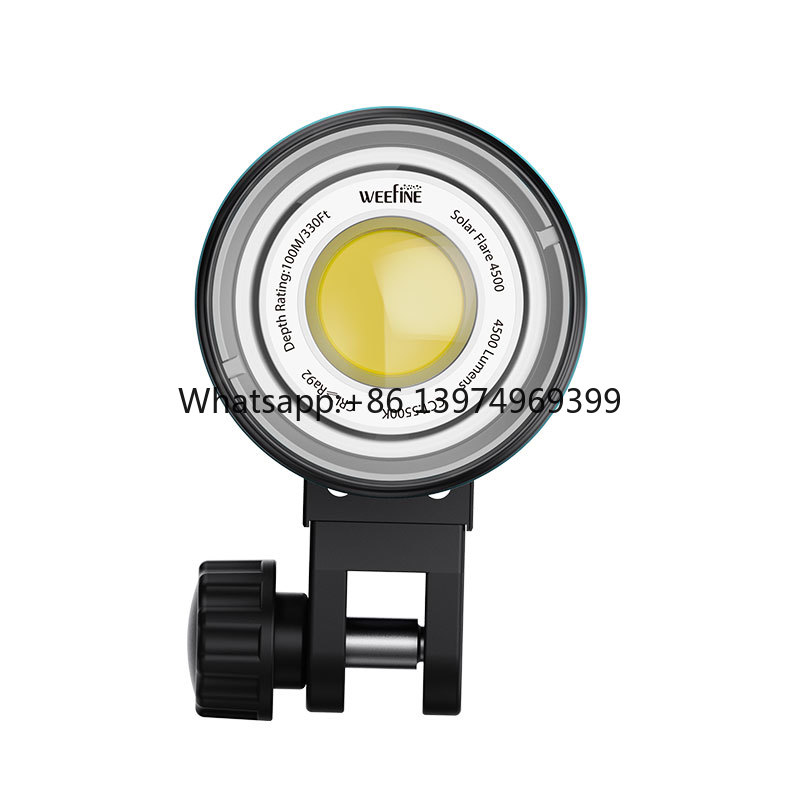 Underwater Flashlight - WEEFINE SolarFlare 4500 WF102 Unterwasser-Tauchlampe WEITWINKEL-TAUCHVIDEOLICHT
