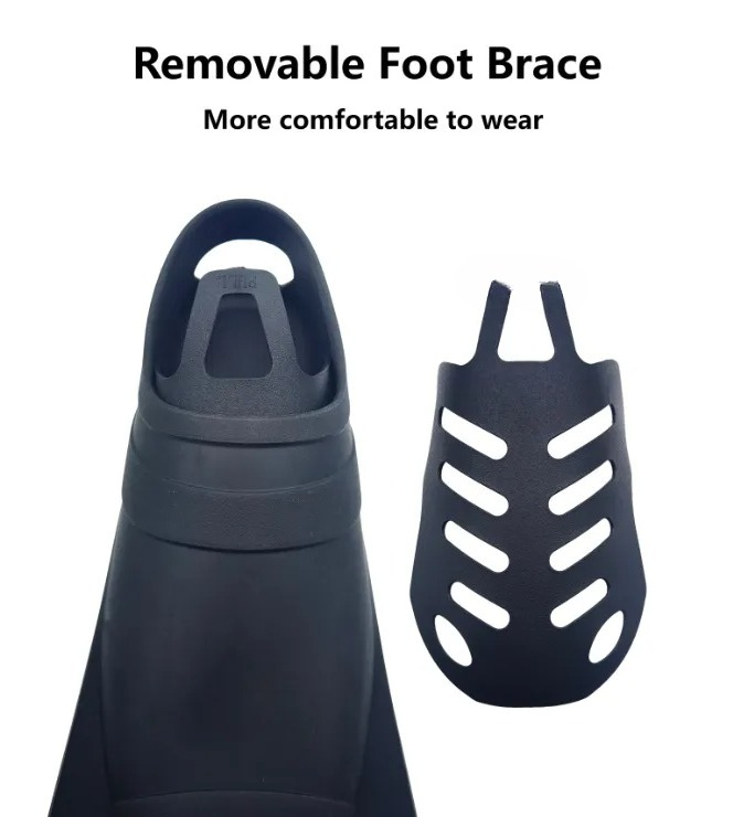Ergonomische lange TPR-Tauchfl – Fin Diving Blade Bewertung und Preis