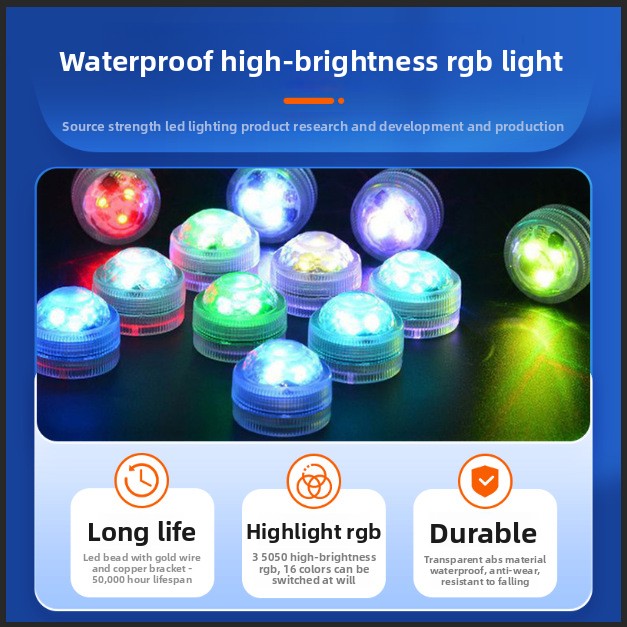 Fernbedienung RGB dekorativer  – Underwater Flashlight Bewertung und Preis