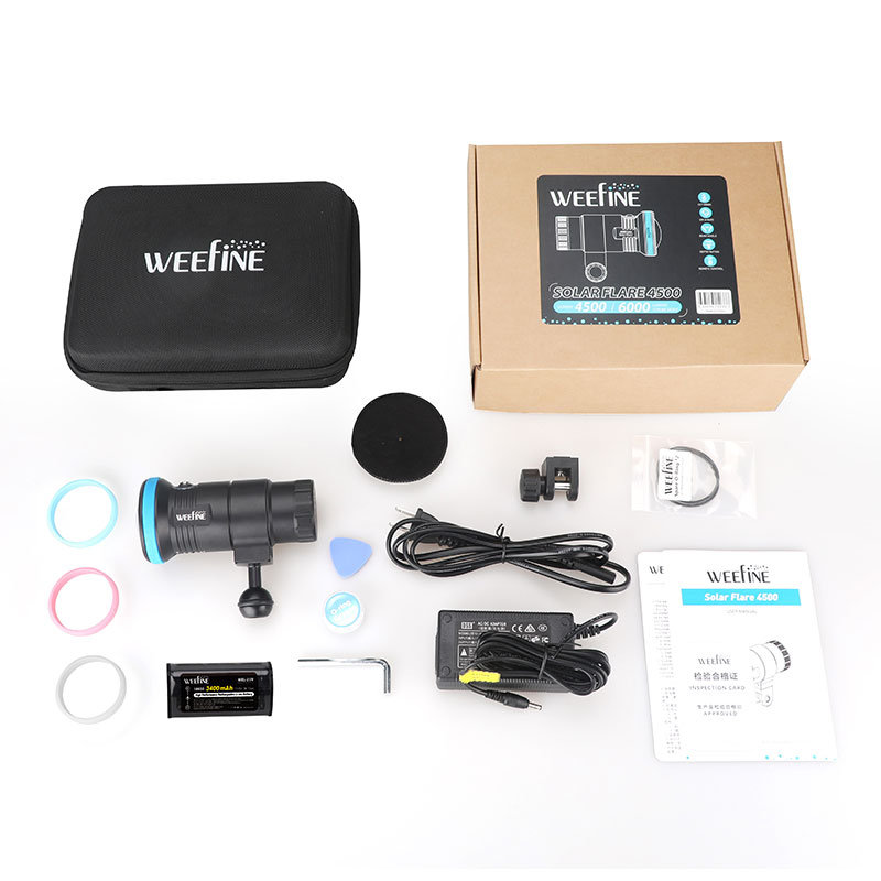 WEEFINE SolarFlare 4500 WF102  – Underwater Flashlight Bewertung und Preis